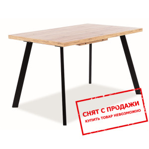 Стол обеденный Signal Brick 118x80 Дуб вотан/черны...